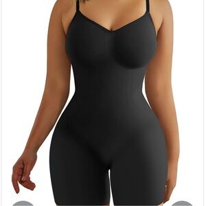 Simple Black Shapewear Bodysuit